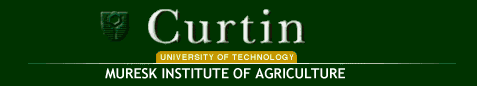 Muresk Institue of Agriculture Curtin University of Technology - C Tourism