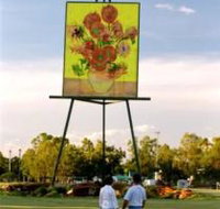 Van Gogh Sunflower Painting - C Tourism
