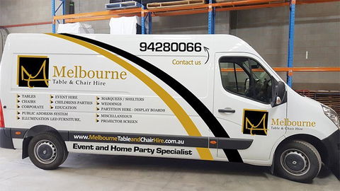 Melbourne Table & Chair Hire - C Tourism 1