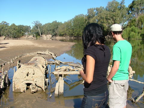 Paddle Steamer Wagga Wagga Wreck - C Tourism 0