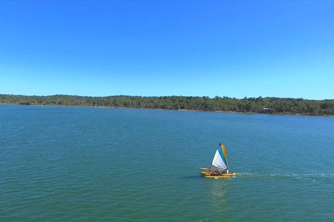 Sailing Kayak Adventure Through The Peel Harvey Estuary - C Tourism 5