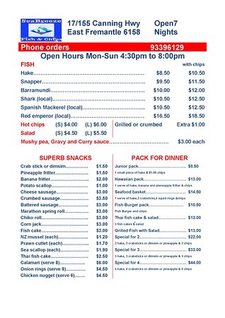 Seabreeze Fish & Chips - C Tourism 0