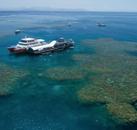 Cruise to Moore Reef Pontoon and Return Helicopter Flight from Cairns - C Tourism