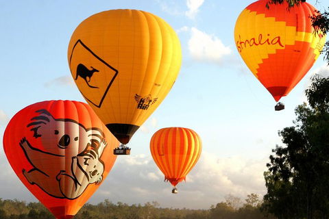 Natural Bridge & Springbrook Waterfalls Tour + Hot Air Balloon With Breakfast - C Tourism 0